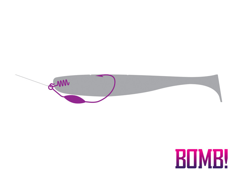 Háček BOMB! HeavyShank / 5ks 7g-4/0
