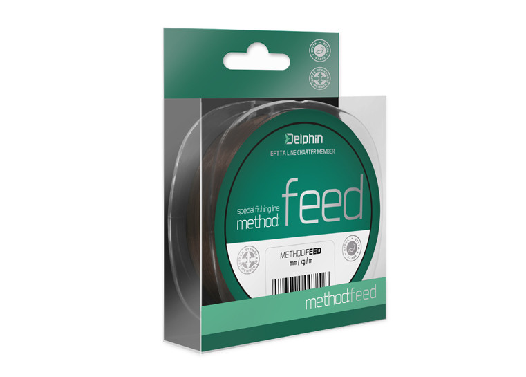 Delphin METHOD FEED hnědá 0,14mm 1,8kg 200m