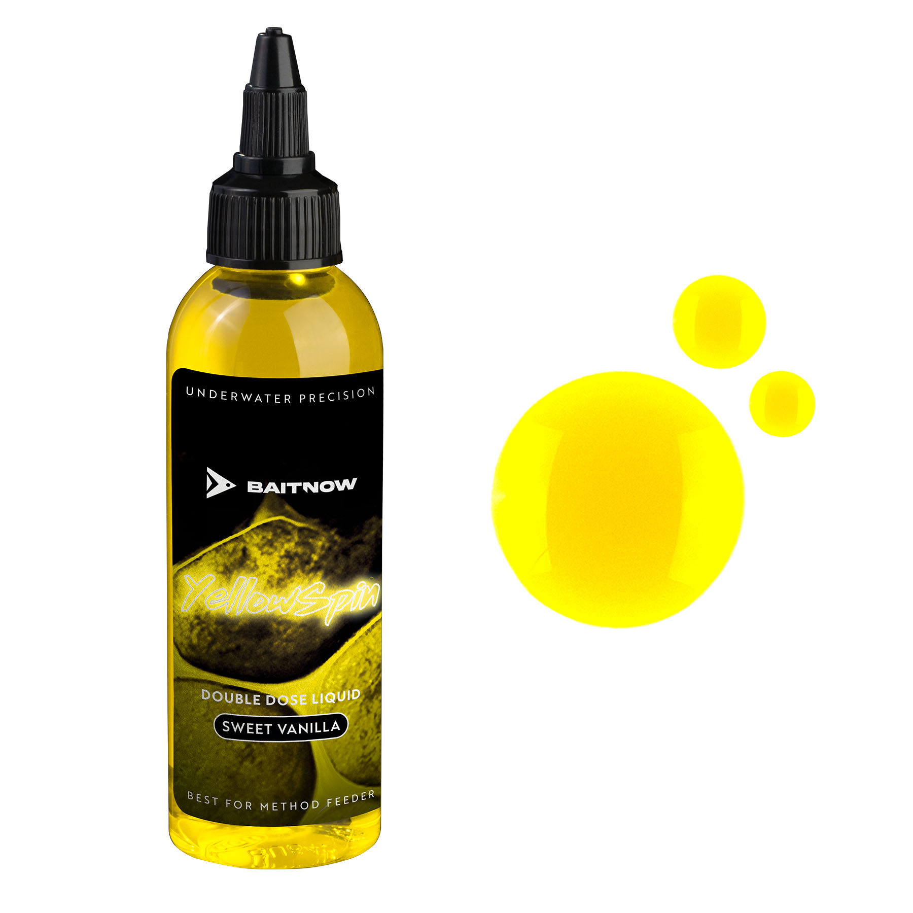 LIQUID METHOD FEEDER - DOUBLE DOSE YELLOW SPIN 100ml - balení 1 ks