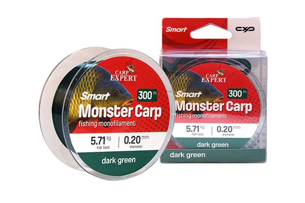 CARP EXPERT SMART MONSTER CARP TMAVĚ ZELENÝ MONOFILNÍ VLASEC 0,25 mm 8,87 kg 300 m