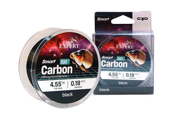 CARP EXPERT SMART CARBON BLACK MONOFILNÍ VLASEC 0,18 mm 4,55 kg 150 m