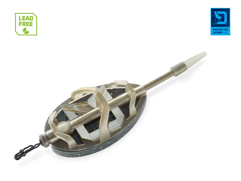 Krmítko bez olova Delphin Method QUIX ECO L 20g