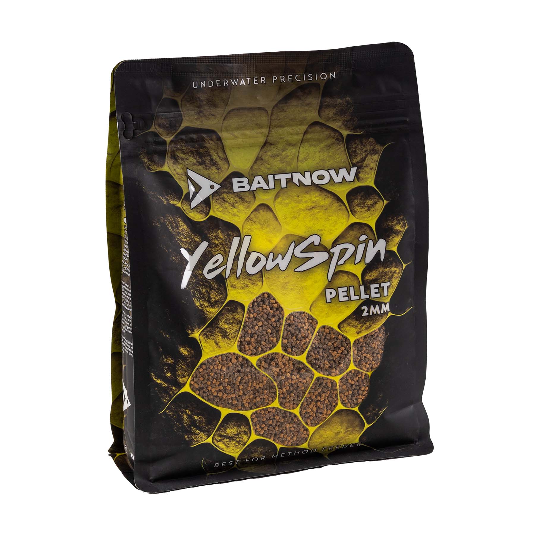 PELET METHOD FEEDER - YELLOW SPIN 2MM 800g - balení 1 ks