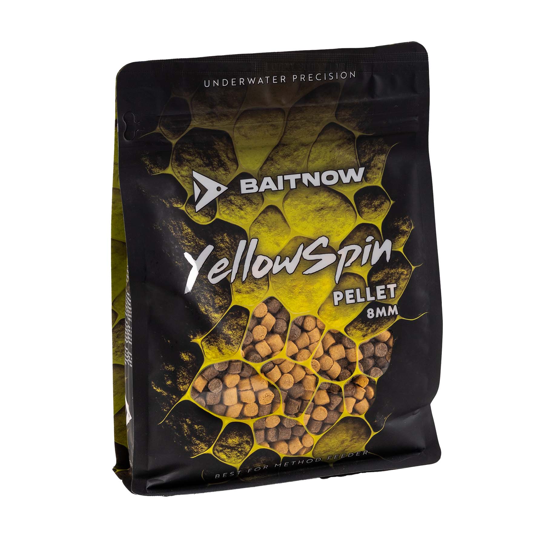 PELET METHOD FEEDER - YELLOW SPIN 8MM 800g - balení 1 ks