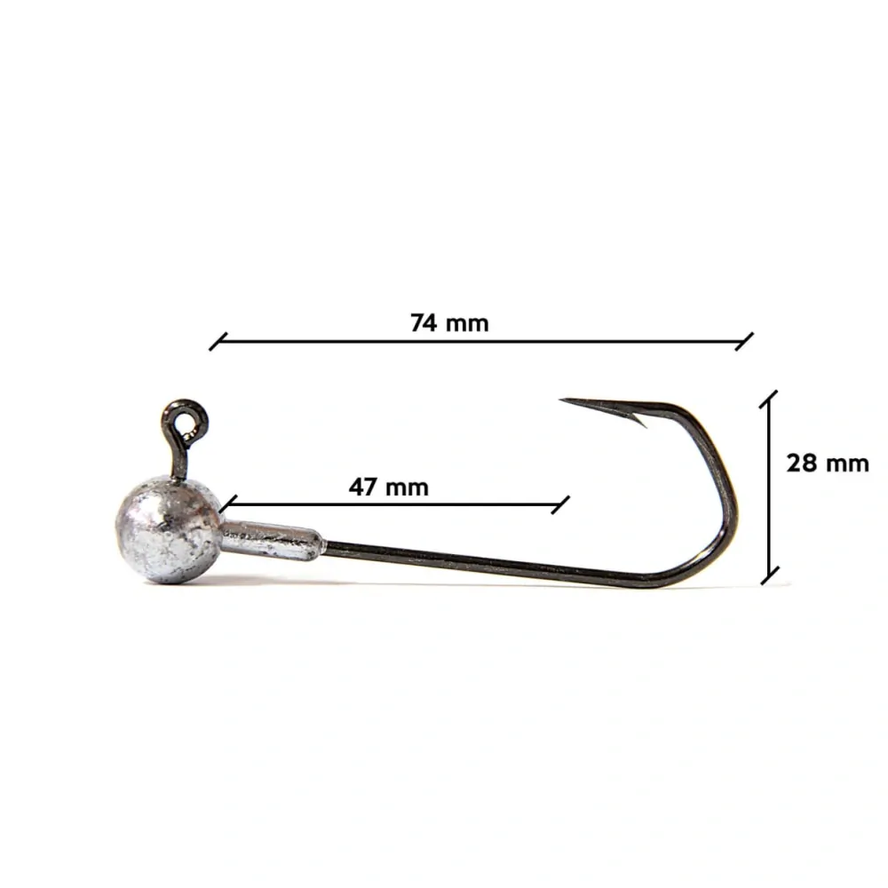 HELL-CAT JIG HEAD CATFISH VEL. 10/0-30g