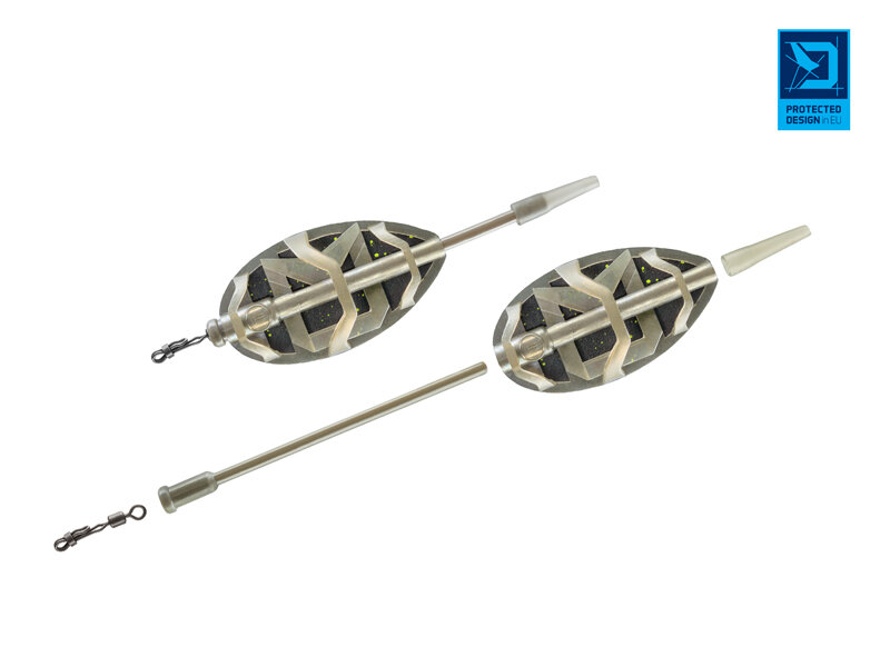 Krmítko bez olova Delphin Method QUIX ECO L 20g