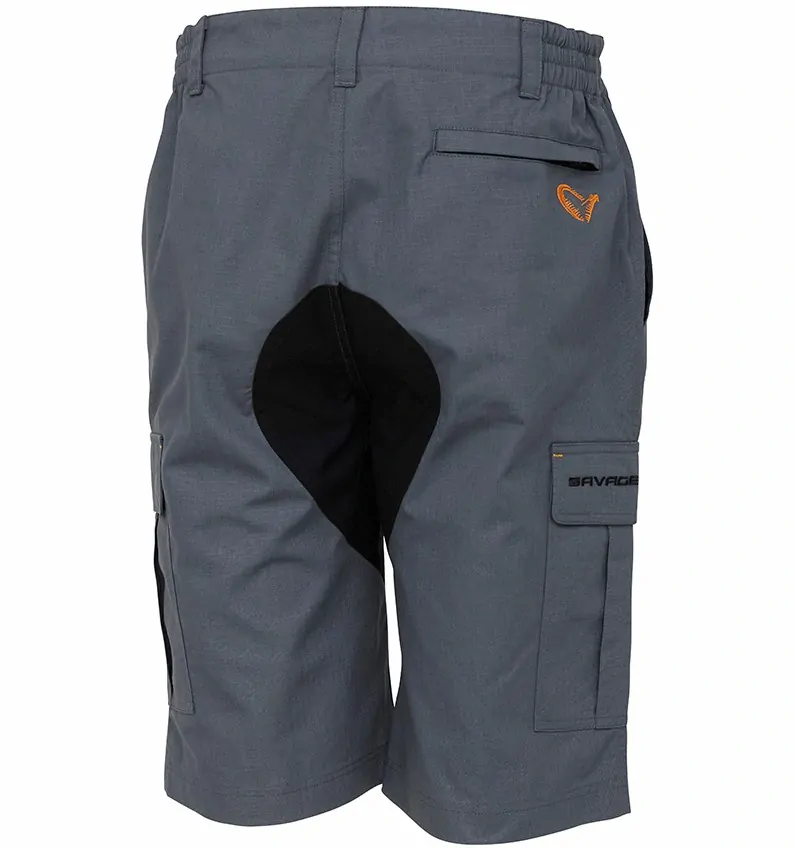 Savage Gear Kraťasy Fighter Shorts Castlerock Grey - M