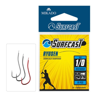 Háček na úhoře - SURFCAST - RYUSEN Velikost 4 NI - 10 pcs