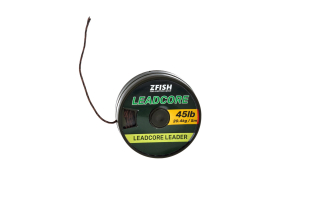 ZFISH OLOVĚNÁ ŠŇŮRA LEADCORE LEADER 45LB/5M
