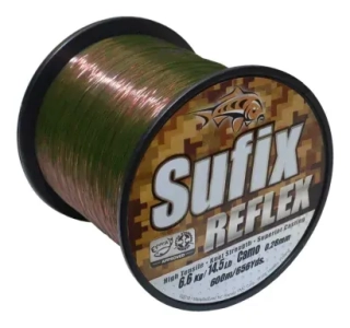 Sufix - Rybářský vlasec REFLEX 600 m camo-Průměr 0,30 mm / 7,7 kg