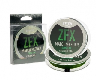 ZFISH VLASEC ZFX MATCH/FEEDER CAMOLINE 150M 0,14mm/2,50kg