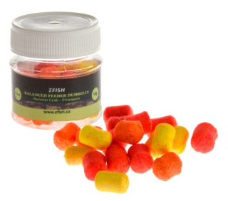 ZFISH BALANCED FEEDER DUMBELLS 8MM Příchuť Monster Crab-Pineapple
