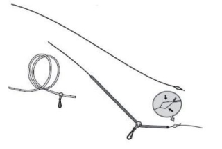 EXC PROTAHOVACÍ STRUNA ELASTIC THREADER 60CM