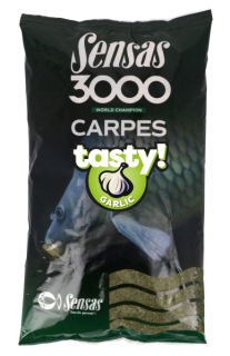 Sensas Krmení 3000 CARP TASTY GARLIC 1KG