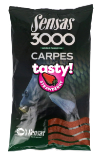 Sensas Krmení 3000 CARP TASTY STRAWBERRY 1KG