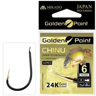 HÁČEK - GOLDEN POINT - CHINU VEL. 10 GB - 10 ks
