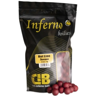 INFERNO-boilies hot linie, 20mm, 1kg - Škorpion
