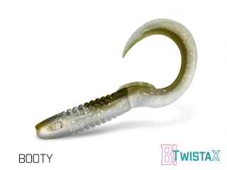 Umělá nástraha Delphin TwistaX Eeltail UVs / 5ks 6cm/BOOTY
