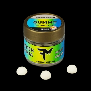 FEEDERMANIA NÁSTRAHA GUMENÉ CUKŘÍKY 12 MM-- SECRET CREAM (sladký krém)