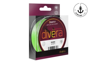 Delphin DIVERA Feeder / fluo zelená 0,12mm 5,4kg 150m