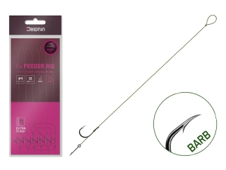 Návazec Delphin NOLIMIT Sting / 6ks 12cm / 15lbs / BARB #6 / Sting7mm