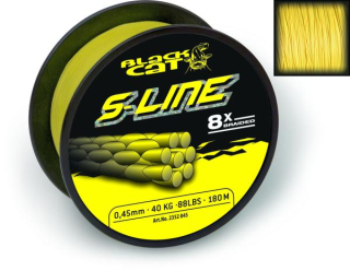 Šňůra S-Line 0,45 mm 400 m 50 kg / 110 lbs žlutá