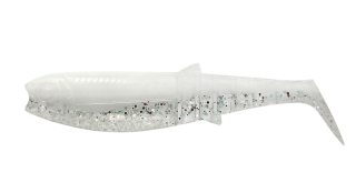 Savage Gear Gumová Nástraha Cannibal Shad White Flash 10cm/9g