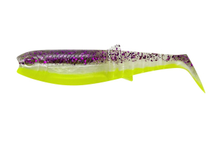 Savage Gear Gumová Nástraha Cannibal Shad Purple Glittre Bomb 10cm/9g