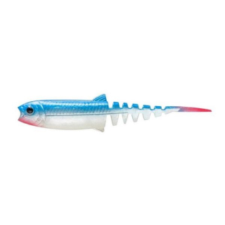Savage Gear Gumová nástraha Cannibal Minnow V-Tail Blue Pearl - 8cm 3,4g