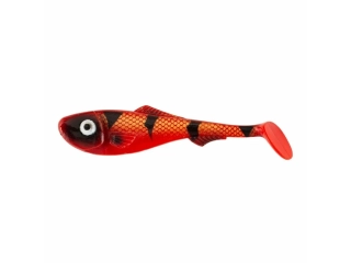 Gumová nástraha Abu Garcia - Red Tiger - Beast Perch Shad 8cm - 1ks