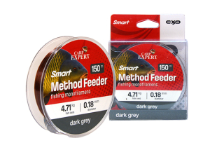 CARP EXPERT SMART METHOD FEEDER TMAVĚ ŠEDÝ MONOFILNÍ VLASEC 0,25 mm	8,74 kg 300 m