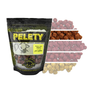 Pelety v obalu - 200 g/15 mm/Mango