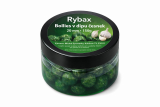 Rybax Boiles v dipu Česnek 20mm 150g