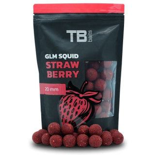TB Baits Boilie GLM Squid Strawberry 250 g 24 mm