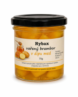 Vařený brambor v dipu Med 75g