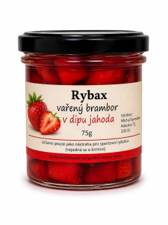 Vařený brambor v dipu Jahoda 75g